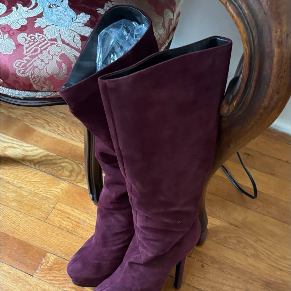Giuseppe Zanotti Platform Suede Boots - Picture 4 of 9